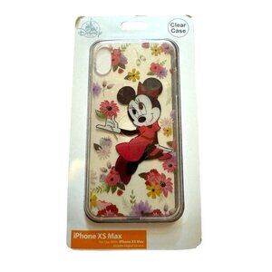 Disney Parks Minnie Mouse iPhone XS Max Clear Floral Case